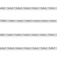 Benodigdheden van Stainless steel Roestvrij staal (RVS) jasseron rectangle Silver