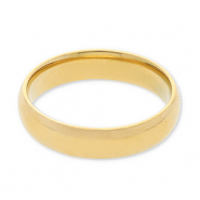 Ringen van Stainless steel Roestvrij staal (RVS) Gold