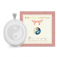 BY31® Bedels van Stainless steel Roestvrij staal (RVS) Yin & Yang Silver