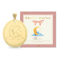 BY31® Bedels van Stainless steel Roestvrij staal (RVS) moon Gold