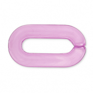 Acryl losse schakels 20mm Lavender purple