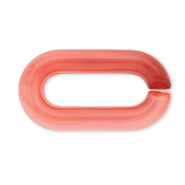 Acryl losse schakels 20mm Coral red