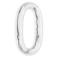 Benodigdheden van Stainless steel Roestvrij staal (RVS) tussenstuk oval Silver