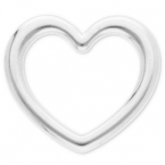 Benodigdheden van Stainless steel Roestvrij staal (RVS) tussenstuk heart Silver