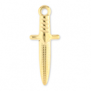 Bedels van Stainless steel Roestvrij staal (RVS) dagger Gold