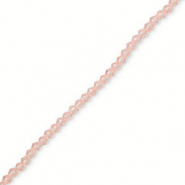 Top Bicone facet kralen 4mm Light pink