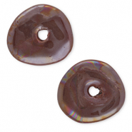 Grieks keramiek DQ donut Victorian purple