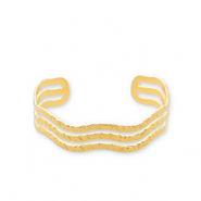 Armbanden van Stainless steel Roestvrij staal (RVS) bangle Gold