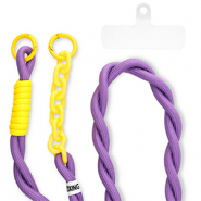 Musthave telefoonkoord incl. bevestiging Purple-yellow