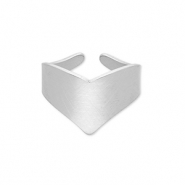 Ringen van Stainless steel Roestvrij staal (RVS) Silver