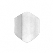 Ringen van Stainless steel Roestvrij staal (RVS) Silver