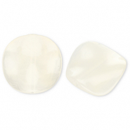 Kralen van acryl organic Off white