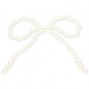 Statement hangers bow White
