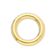 Benodigdheden van Stainless steel Roestvrij staal (RVS) dichte ring 5mm Gold
