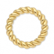 Benodigdheden van Stainless steel Roestvrij staal (RVS) dichte ring 10mm Gold