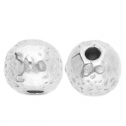 Kralen van stainless steel Roestvrij staal (RVS) Silver