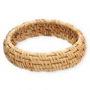 Armbanden bangle rotan Natural beige
