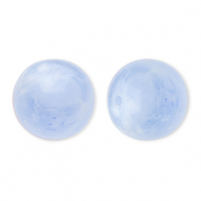 16 mm kralen van acryl round Blue-marble