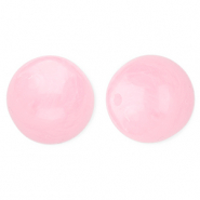 16 mm kralen van acryl round Pink-marble