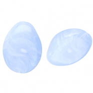 Kralen van acryl drop Blue-marble