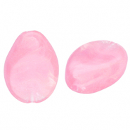 Kralen van acryl drop Pink-marble