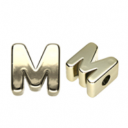 Acryl letterkralen letter M Gold