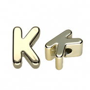 Acryl letterkralen letter K Gold