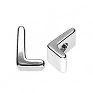 Acryl letterkralen letter L Silver