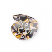 Haaraccessoires haarklem shell Mixed brown