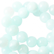 6 mm kralen natuursteen Light turquoise blue