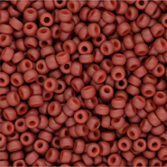 Miyuki 8/0 rocailles Matted Opaque Terra Cotta 8-2315