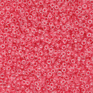 Miyuki 15/0 rocailles Coral Lined Crystal 15-0204