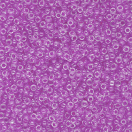 Miyuki 15/0 rocailles Violet Lined Crystal 15-0222