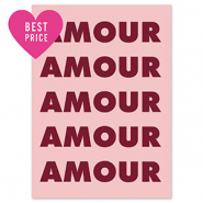 BY31® Kaartjes voor sieraden "Amour" Pink-bordeaux