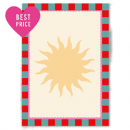 BY31® Kaartjes voor sieraden sun Yellow-green-red-pink