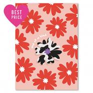 BY31® Kaartjes voor sieraden "One of a kind" Red-orange-black-white