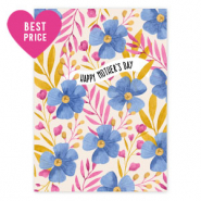 Kaartjes voor sieraden "Happy mother's day" Multicolor