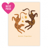 Kaartjes voor sieraden "Better Together" Light pink