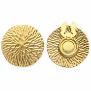 Button covers van Stainless steel Roestvrij staal (RVS) round Gold