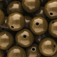 18 mm kralen van DQ acryl shiny Wood thrush 17-1129 TCX