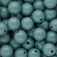 12 mm kralen van DQ acryl shiny Cameo blue 15-4414 TCX