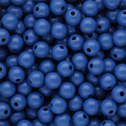 10 mm kralen van DQ acryl shiny Dazzling blue 18-3949 TCX