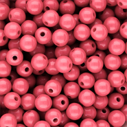 10 mm kralen van DQ acryl shiny Pink lemonade 16-1735 TCX