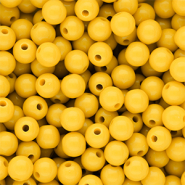 10 mm kralen van DQ acryl shiny Vibrant yellow 13-0858 TCX