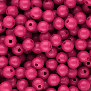 8 mm kralen van DQ acryl shiny Rose violet 17-2624 TCX