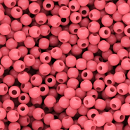 4 mm kralen van DQ acryl shiny Pink lemonade 16-1735 TCX