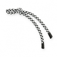 Sleutelhangers paracord Black-white