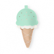 Statement hangers ice lolly Sandstone brown-mint green-white