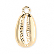 Metaal bedels cowrie Gold