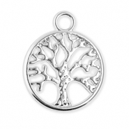 Metaal bedels tree of life Silver